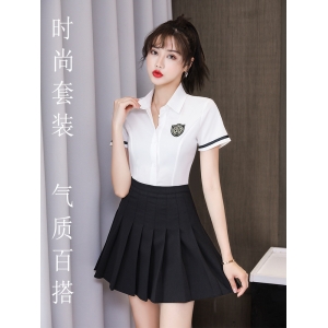 新款衬衣职业装足浴足疗技师工作服